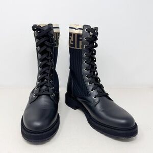 Fendi Rockoko Biker Boots